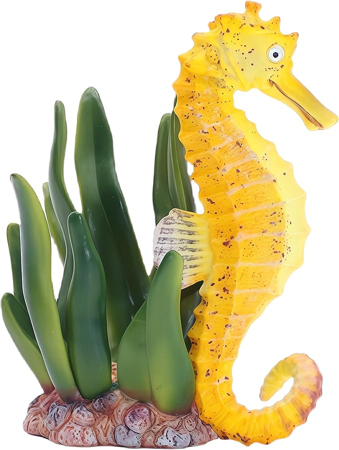 Gemini&Genius Sea Horse Toys for Kids, Marine Animal Seahorse Action Figure, Sea Horse Figurine Toy, Sea Life Figure Educational Gifts, Displays Play Toys, Collection Toys for Kids Animal Lovers