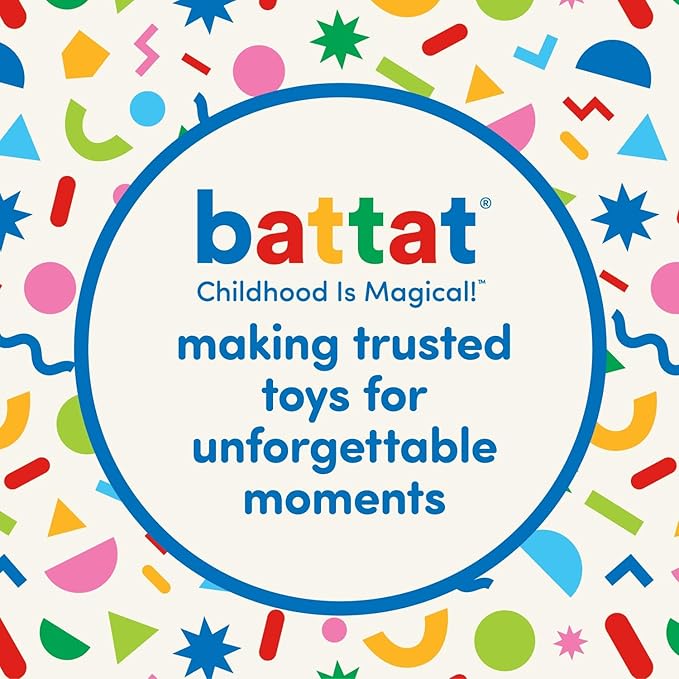 Battat – Interactive Steering Wheel – Portable Car Toy – Kids Games & Songs – Toddler Road Trip – 2+ Years – Geared to Steer