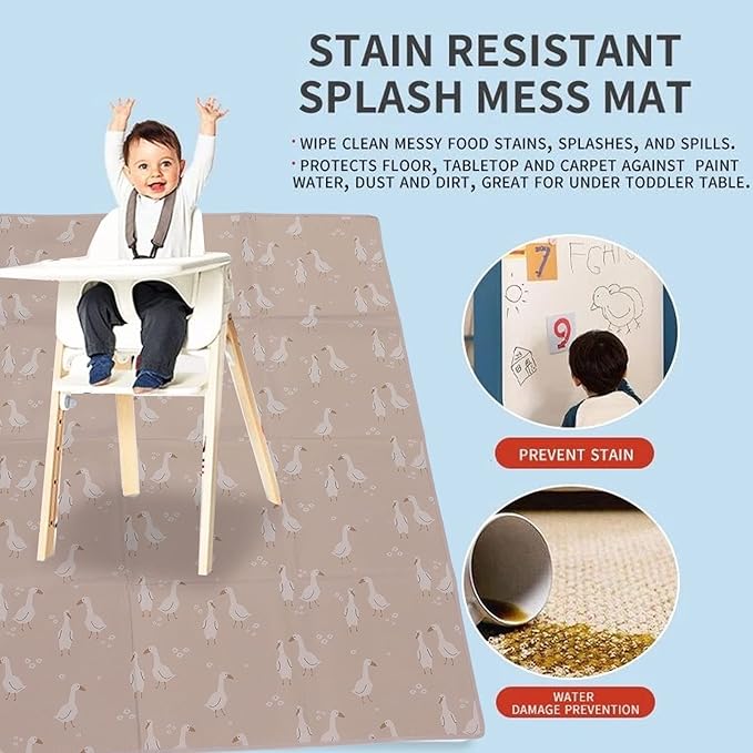 Hilitand Baby Folding Mat Play Mat Large Activity Mat Foam Playmat for Indoor Outdoor