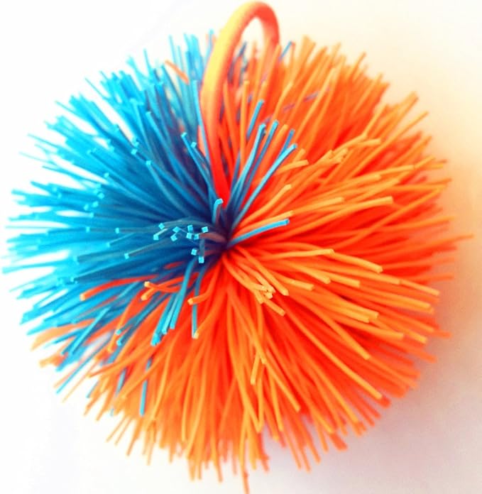 2.5" MINI Rubber String Ball Assorted Bulk Bundle, Soft Active Fun Toy, Sensory Fidgets Toys, Stress Balls,Colorful Bouncy Ball,9Pack (RKB-1)