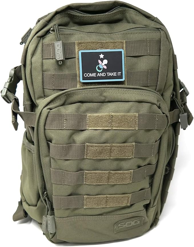 Come and Take It Pacifier Diaper Bag PVC Hook and Loop Patch | Funny Tactical Patch