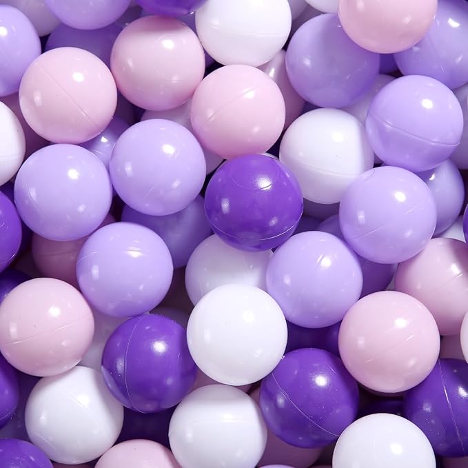 GOGOSO Ball Pit Balls for Toddlers Dogs Baby Boys Girls 2.2Inch Plasticball Toys for Kid Play Tent Birthday Slides Party Decor 50 100 170 200 500 1000