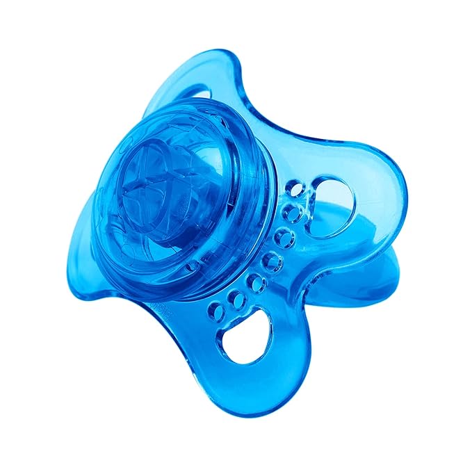 LittleForBig Bigshield Generation-3 Big Sized Pacifier Candy Gloss 2 Paci Pack - Blue and Purple