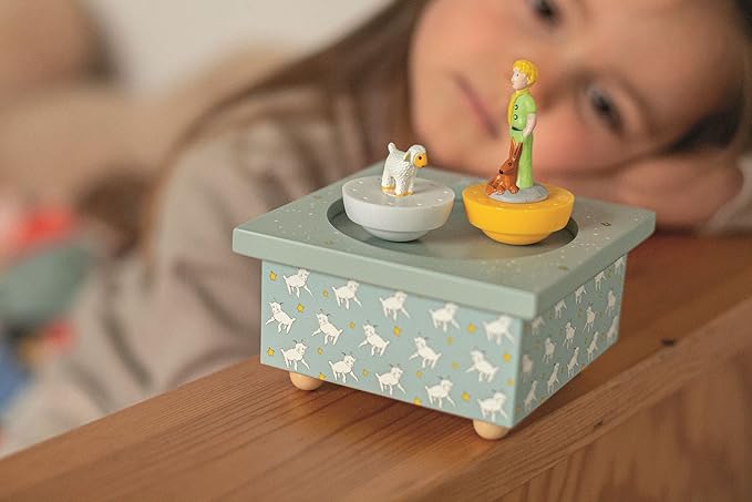 Trousselier - The Little Prince - Dancing Music Box 2 Figurines - Ideal Birth Gift - Musical Box for Baby Child Girl Boy - Beautiful Blue Danube by Strauss
