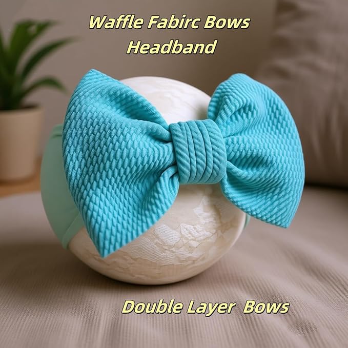 Baby Girl Headbands Nylon Bow Hair Accessories for Newborn Infants Toddlers (Y04, FZ)