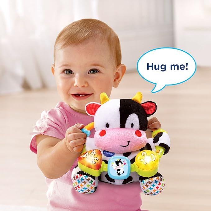 VTech 166003 Baby Little Friendlies Moosical Beads Baby Toy Baby Educational and Sensory Toy with Music and Light for Babies and Toddlers from 3 Months+, English Version