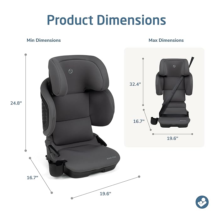 Maxi-Cosi Tanza Belt-Positioning Booster Car Seat, Sea Salt