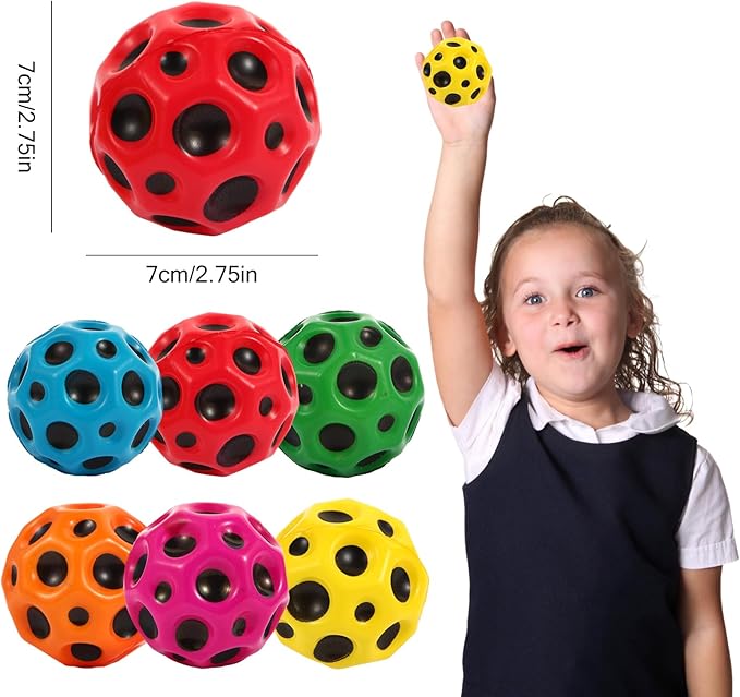 Aruytps 3 Pack Small Plastic Super Bouncing Ball Toys for Indoor Outdoor Play，Bouncy Ball for Kids