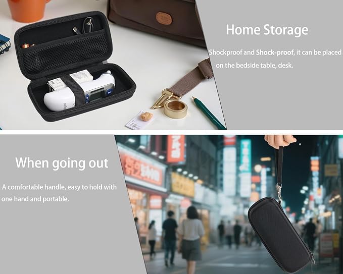 Hard Case Compatible with Ear/Infrared Thermometer, Compatible with iHealth, MILDSIX, KDT EasyEast Ear Themometer