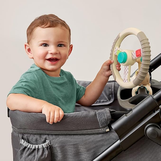 Itzy Ritzy - Bitzy Driver Steering Wheel Wagon and Stroller Activity Toy