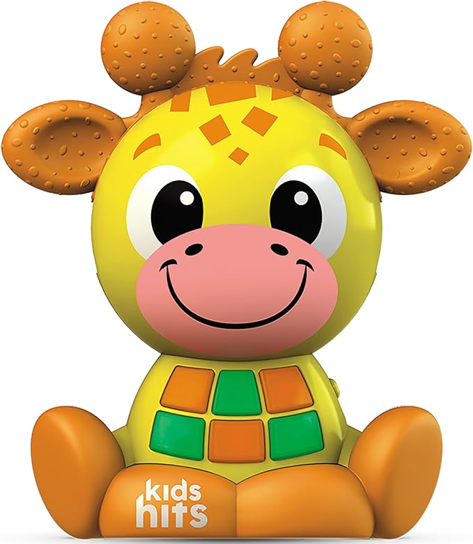 Kids Hits Babykins Moose Interactive Toy: Spark Joy and Learning for Kids 2 Years and Up - Bright Lights, Playful Tunes, and Educational Fun! (Yellow)