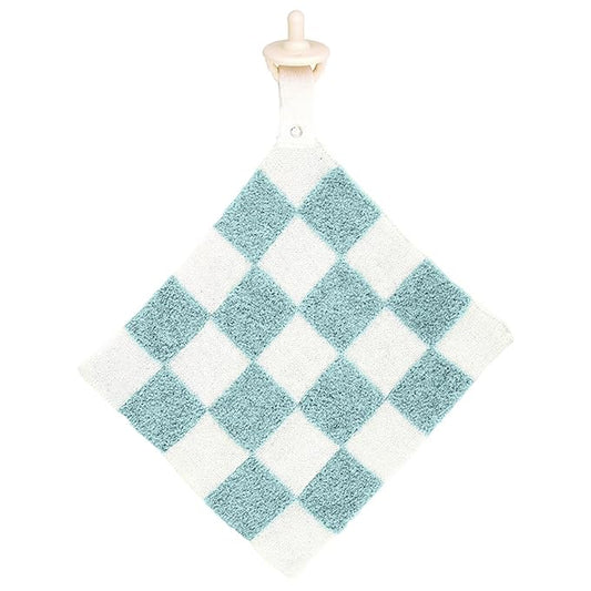 Stephan Baby Plush Blankets - Soft Absorbent Blankie with Paci-Clip for Pacifiers and Teething Toys, 9" Square, Checkerboard