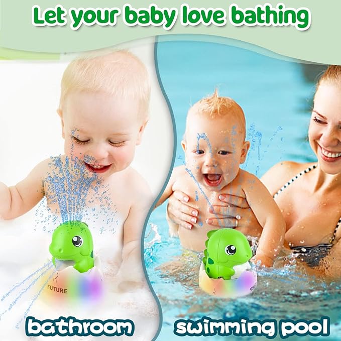 ZHENDUO Baby Bath Toys, Rechargeable Bath Toys, Whale Spray Water Bath Toy, Sprinkler Bathtub Shower Toys for Toddlers Kids Boys Girls, Pool Toy for Baby