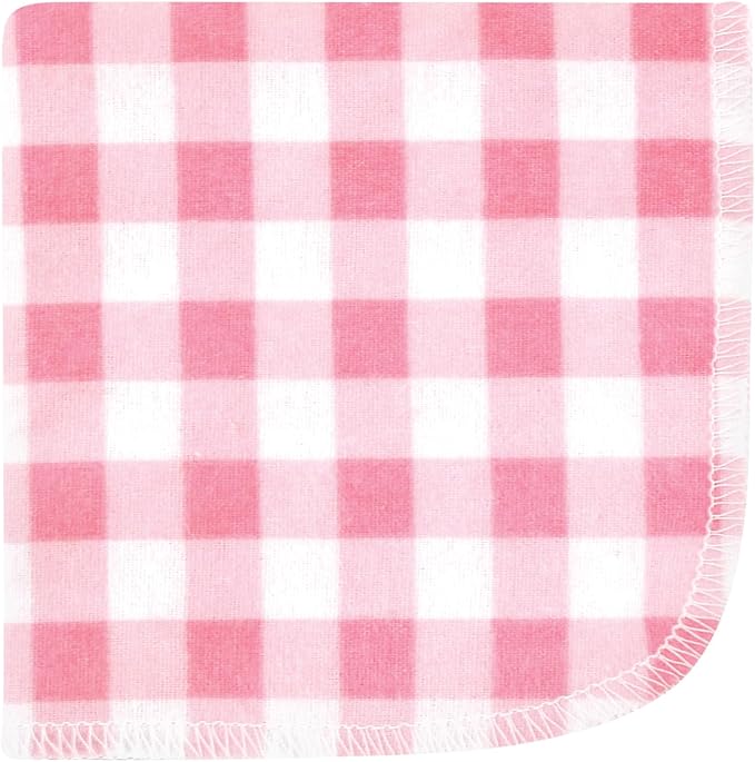 Hudson Baby Unisex Baby Flannel Cotton Washcloths, Butterfly Floral 10 Pack, One Size