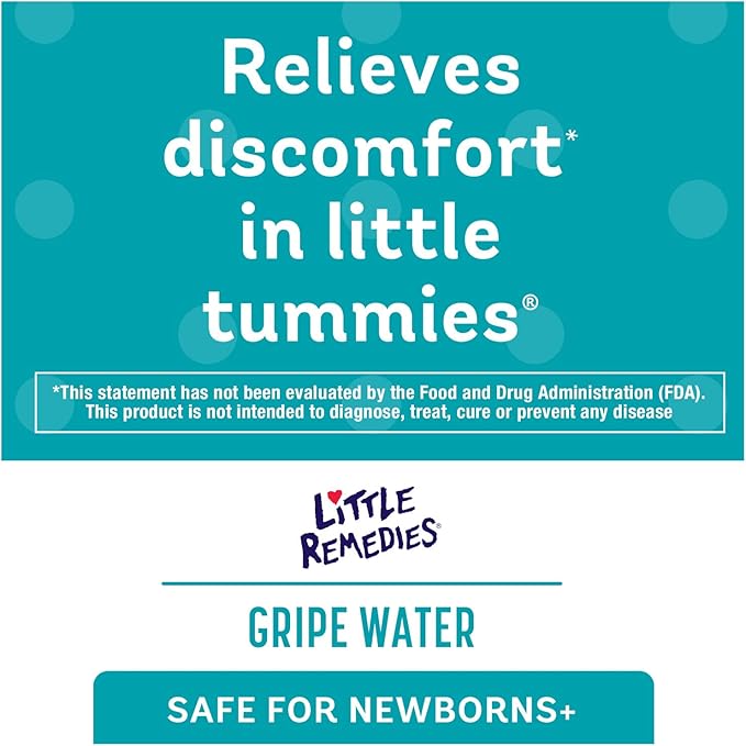 Little Remedies Fast Acting Gripe Water | 6 Pack | Plus 1 Bottle | 4 FL OZ Each