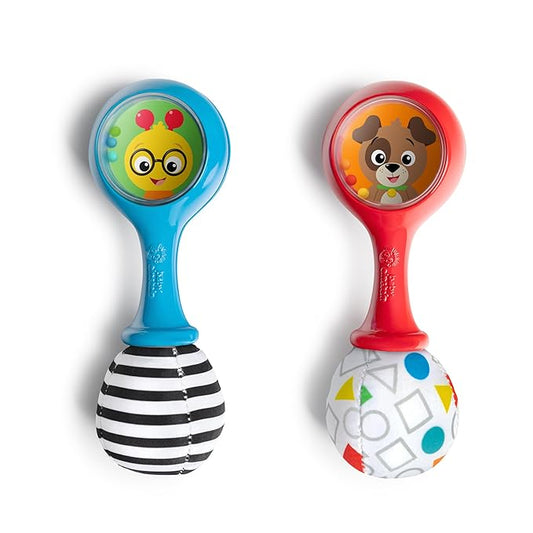 Baby Einstein Shake & Groove Toy Maracas Instrument Toy, for Ages 3+ Months and Up