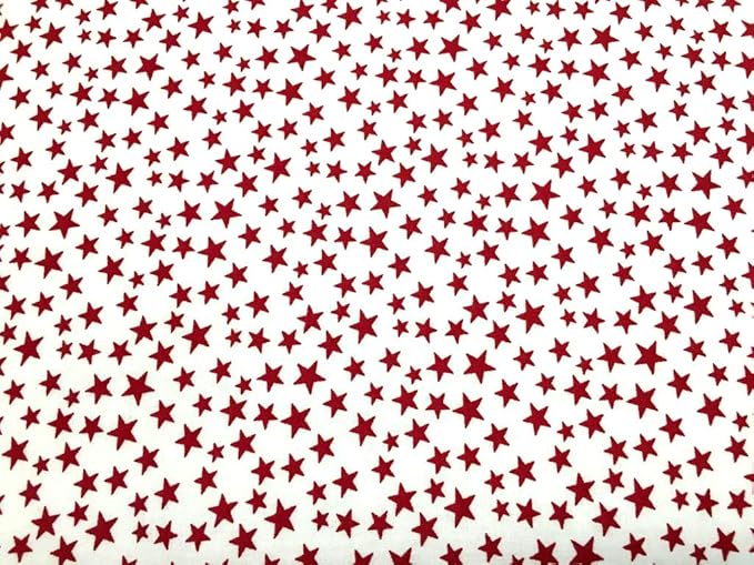 SheetWorld Baby Fitted Pack N Play Sheet Fits Graco 27 x 39 inches, 100% Cotton Woven Sheet, Unisex Boy Girl, Red Stars, Made in USA