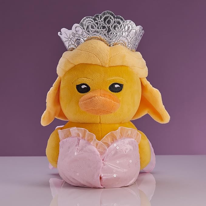 TUBBZ Plush: Wicked for Good - Glinda Upland Cosplaying Rubber Duck Soft Plush Collectible Toy