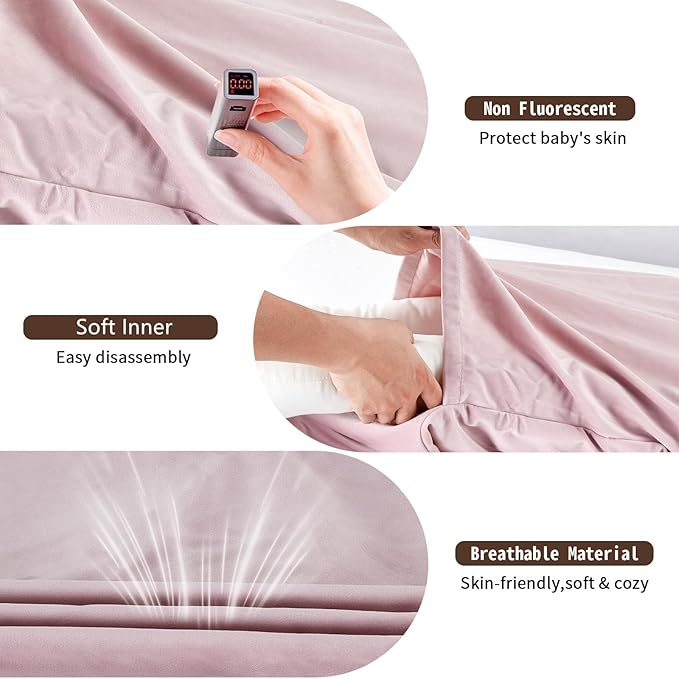 Baby Lounger Play Mat,Baby Lounger for Newborn Tummy Time for Babies in Bed,0° Angle Newborn Loungers Babies Nest for Boys & Girls 0-12 Months(Pink)