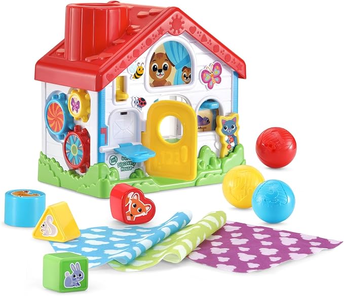 LeapFrog 4-in-1 Discovery House, Hands-On Infant Busy Toy