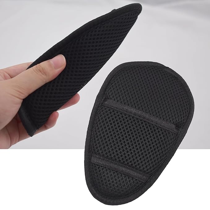 2 Pcs Seat Straps Crotch Cushion,Stroller Crotch Pads Universal Cushion Crotch Pads for Pushchair High Chair,Comfort Cushion Seat Strap Covers(Black)