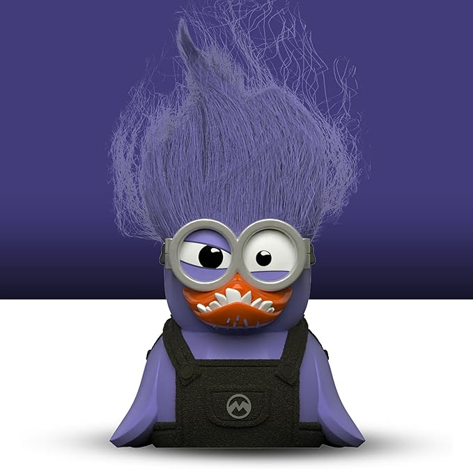 TUBBZ First Edition Purple Minion Collectible Vinyl Rubber Duck Figure - Official Minions Merchandise - Animation Childrens TV, Movies & Video Games