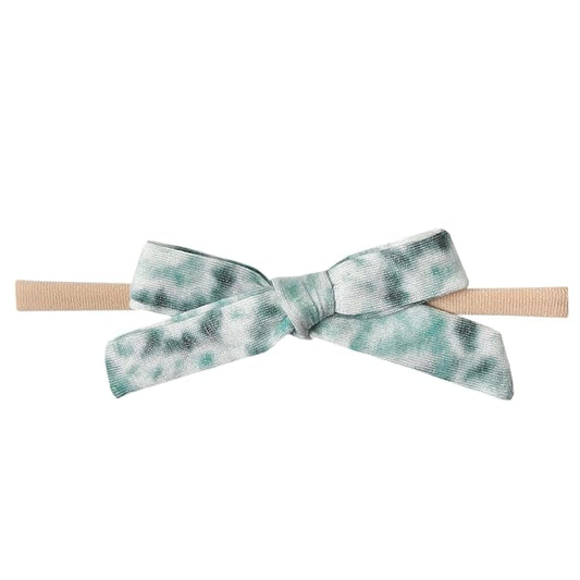 Copper Pearl Baby Bows: Stylish Headbands for Baby Girls, Premium Soft and Stretchy Baby Headbands, Perfect for Newborns, Trendy Designs - Bahama