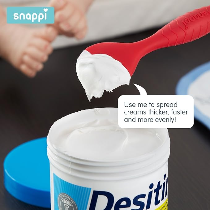 Ergo Brush Diaper Cream Applicator for a, Cotton White, Size No Size