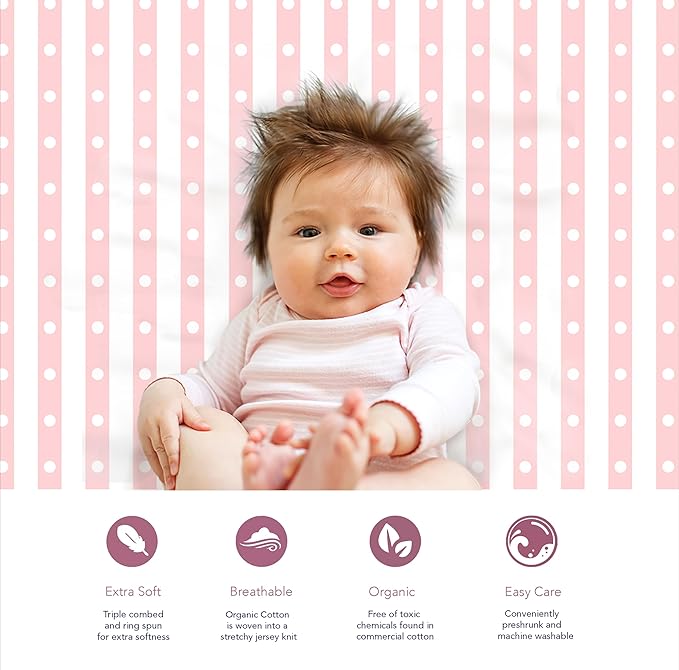 100% Organic Cotton Fitted Sheets Fit and are Compatible with Graco Pack n Play, Babyletto, Pamo Babe, Hiccapop, Dream on Me, Evenflo, Baby Trend Portable/Mini Crib/Playards. 2 Pk