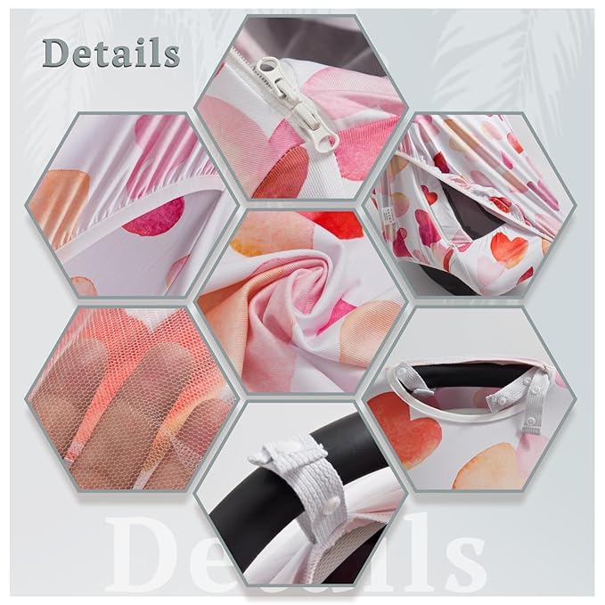 Baby Car Seat Canopy Cover, Breathable Sun Shade, Full Privacy for Newborns & Infants, Universal Fit for Boys & Girls