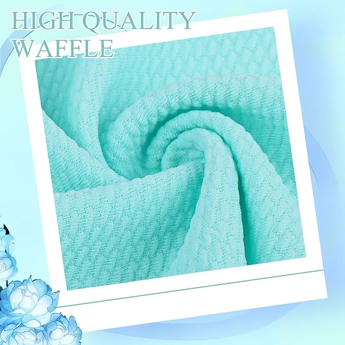 Big Bows Headbands for Baby Girls - Waffle Large Hair Accessories, Infant Toddler Headwrap 3 Pack Purple Ivory Light Blue