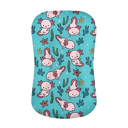 Axolotl Ocean Baby Infant Lounger Cover Girls Boys Newborn Snuggle Me Pillow Covers for 0-12 Months Comfy Covers Nest Soft Crib Mattress Sheets