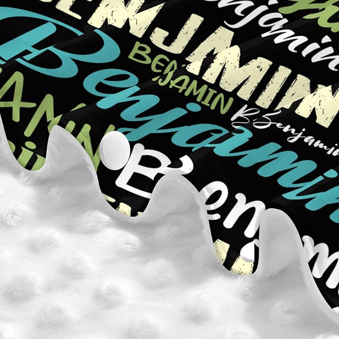 Personalized Baby Car Seat Canopy for Boys Girls, Custom Name, Black, Minky, Water Resistant, Universal Fit