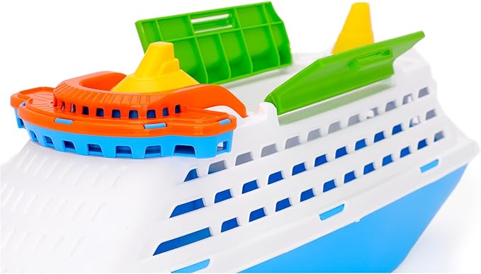 Toyland® 41cm (16") Colourful Cruise Ship with Moveable Doors - Kids Floating Water Toy - Pool & Bathtime Toys - 3 Years+