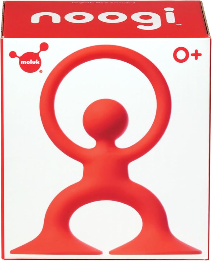 Fat Brain Toys Noogi by MOLUK - Red -New/PreOrder - Noogi by MOLUK - Red Baby Toys & Gifts for Ages 0 to 1