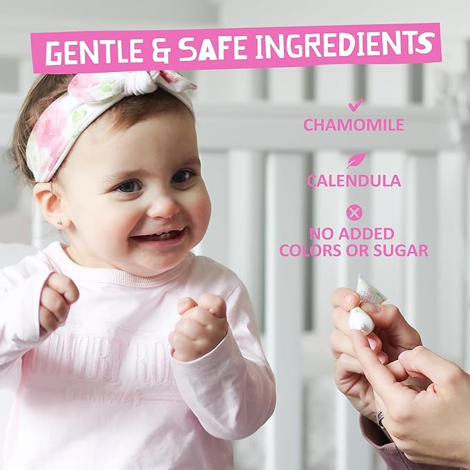 Jack N' Jill Baby Gum & Tooth Oral Gel for Teething Babies - Gentle Teething Essentials with Natural Chamomile & Calendula, No Added Sugars, Suitable for 4 Months & Up - 0.5 oz (15g), 3 Pack