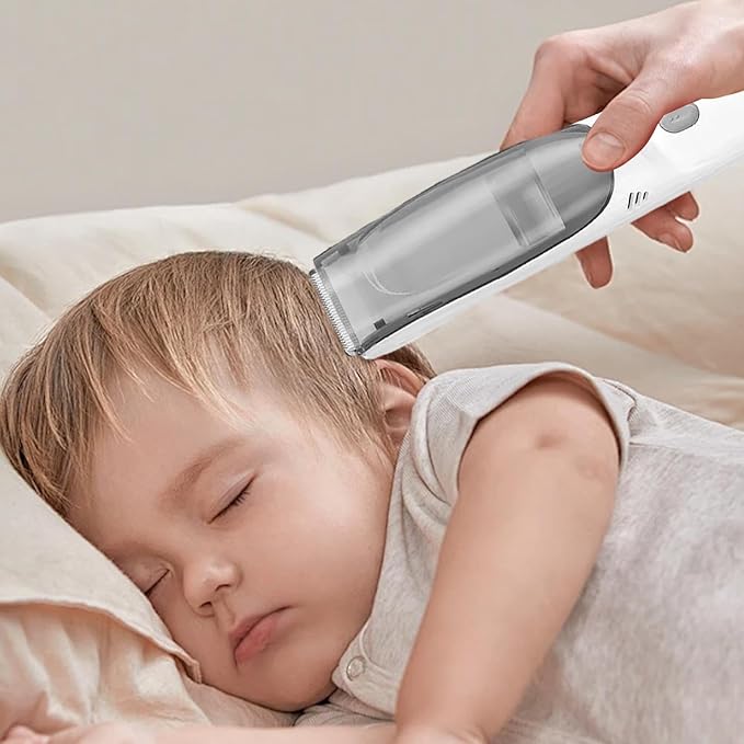 Low Noise Hair Trimmer - Quiet Baby Hair Clippers, Baby Hair Clippers | Electric Baby Hair Clipper Cordless Rechargeable, Kids Low Noise Haircut Trimmers, Waterproof Childrens Silent Hair Clippers