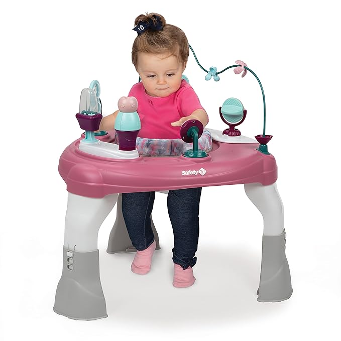 Safety 1st Grow and Go 4-in-1 Stationary Activity Center, Oslo Pink