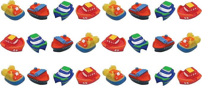 Idea Factory Color Changing Boat Bath Squirter Toys - Party Favors, Educational, Bath Toys (Pack of 2)