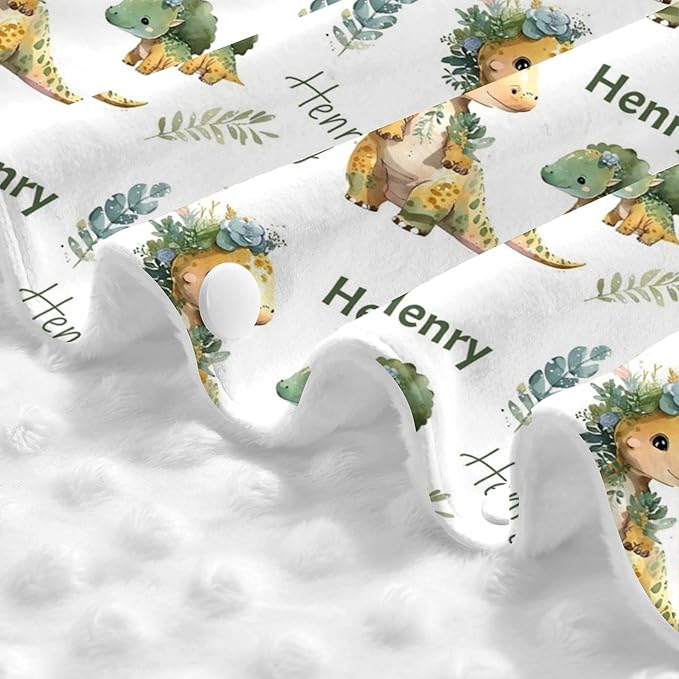 Personalized Winter Carseat Cover for Baby Custom Name Dino Car Seat Canopy for Newborn Baby Boys Girls 2 in 1 Mom Nursing Breastfeeding Covers Dinosaur Minky Baby Carrier Stroller Covers