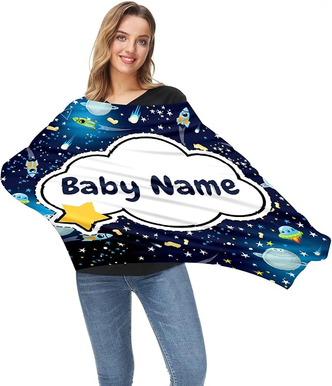 Baby Car Seat Stroller Cover Nursing Cover New Mom Breastfeeding Scarf Soft Stretchy Infant Carrier Cover Car Canopy Coverage