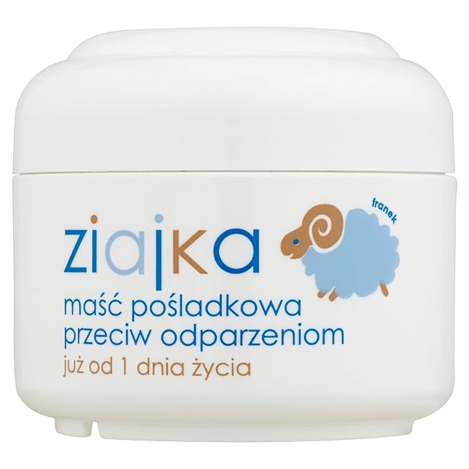 ZIAJA BABY - NAPPY CREAM DIAPER RASH OINTMENT AGAINST BURN FOR NEWBORNS AND BABIES - 50ml