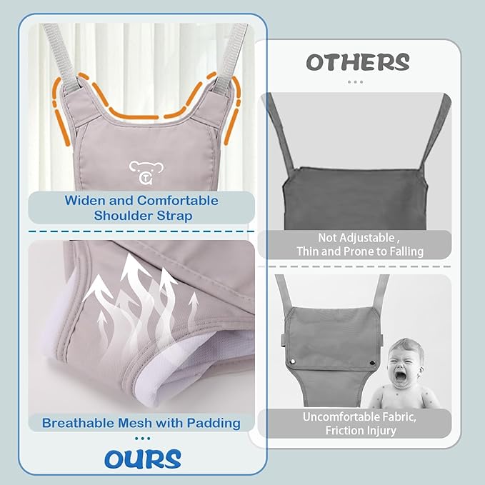 G TALECO GEAR Baby Jumper with a Ceiling Hook for Infant & Toddlers with Adjustable Chain, Bouncers for Indoor/Outdoor, Baby Doorway Jumpers with Soft Rug