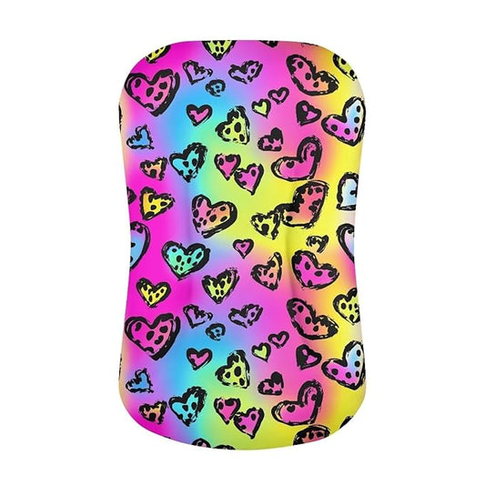 Leopard Longer Cover for Baby Boys and Girls, Rainbow Hearts Snuggle Me Covers for Newborn Infant Nest Slipcover, 21.3“ X 31.5”