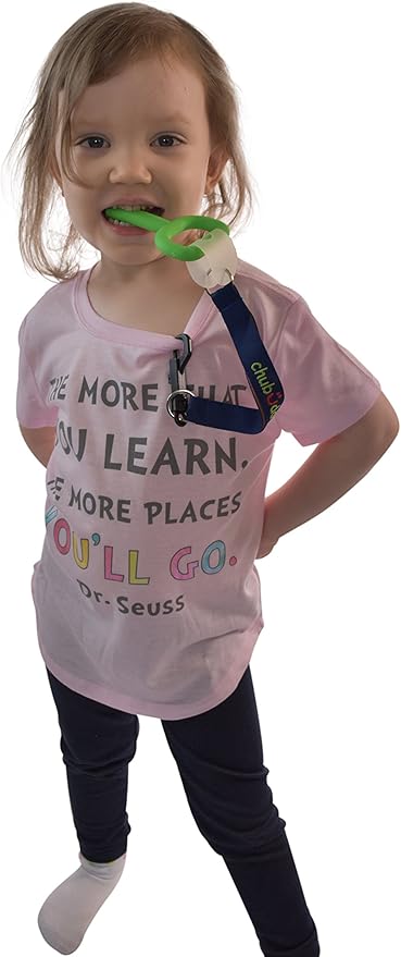 ChuBuddy Chewy Holder 4 Pack: Two Black Clip-On Tether Bracelets & Two Black Neck Lanyards for Autism, ADHD, Oral Sensory Needs, Special Needs, or Anxiety – Ages 3+