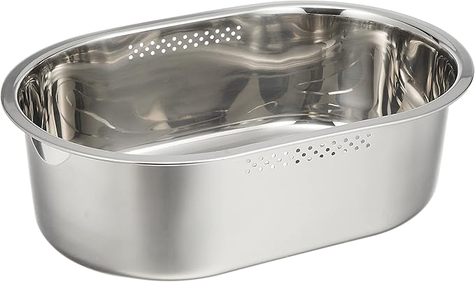 Wahei Freiz SUI-6051 Washtub with Rubber Feet, Oval Shape, Large, Washable, Soak and Place Wash