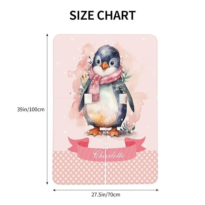 Personalized Winter Carseat Cover for Baby Custom Name Car Seat Canopy for Newborn Baby Boys Girls 2 in 1 Mom Nursing Breastfeeding Covers Penguin Minky Baby Carrier Stroller Covers