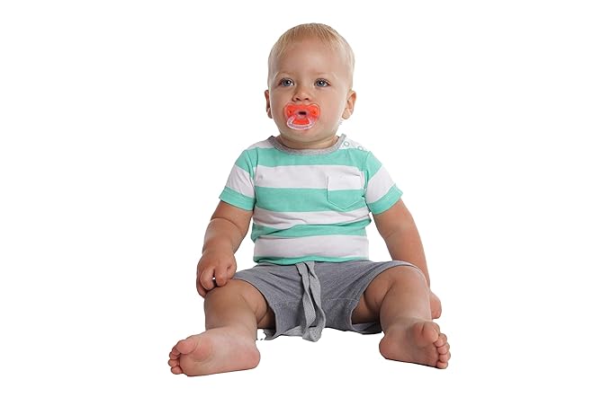 Sweetie Silicone Pacifier Refuser Soother 2 Count (Orange)