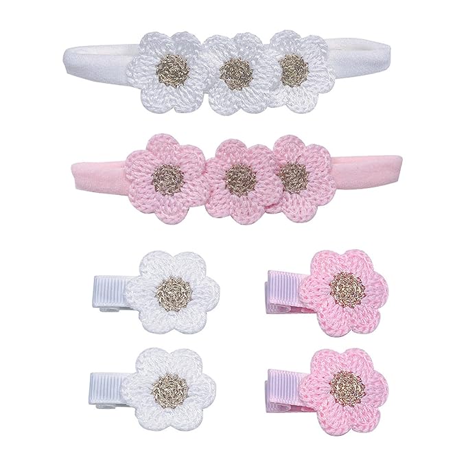 White Hair Clip Headband Hairpin Hawaiian Flower Hairpin Barrette Hair Accessories for baby Girls.(FJ89) (Type C)