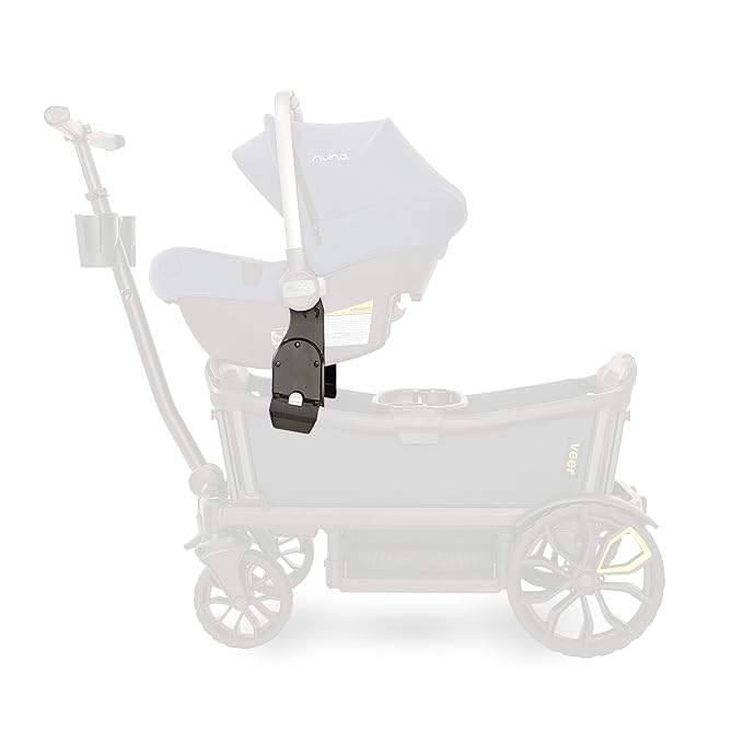 Infant Car Seat Adapter for Veer Cruiser (Nuna, Cybex, Maxi-COSI) | Fits Veer Cruiser 2 Seater